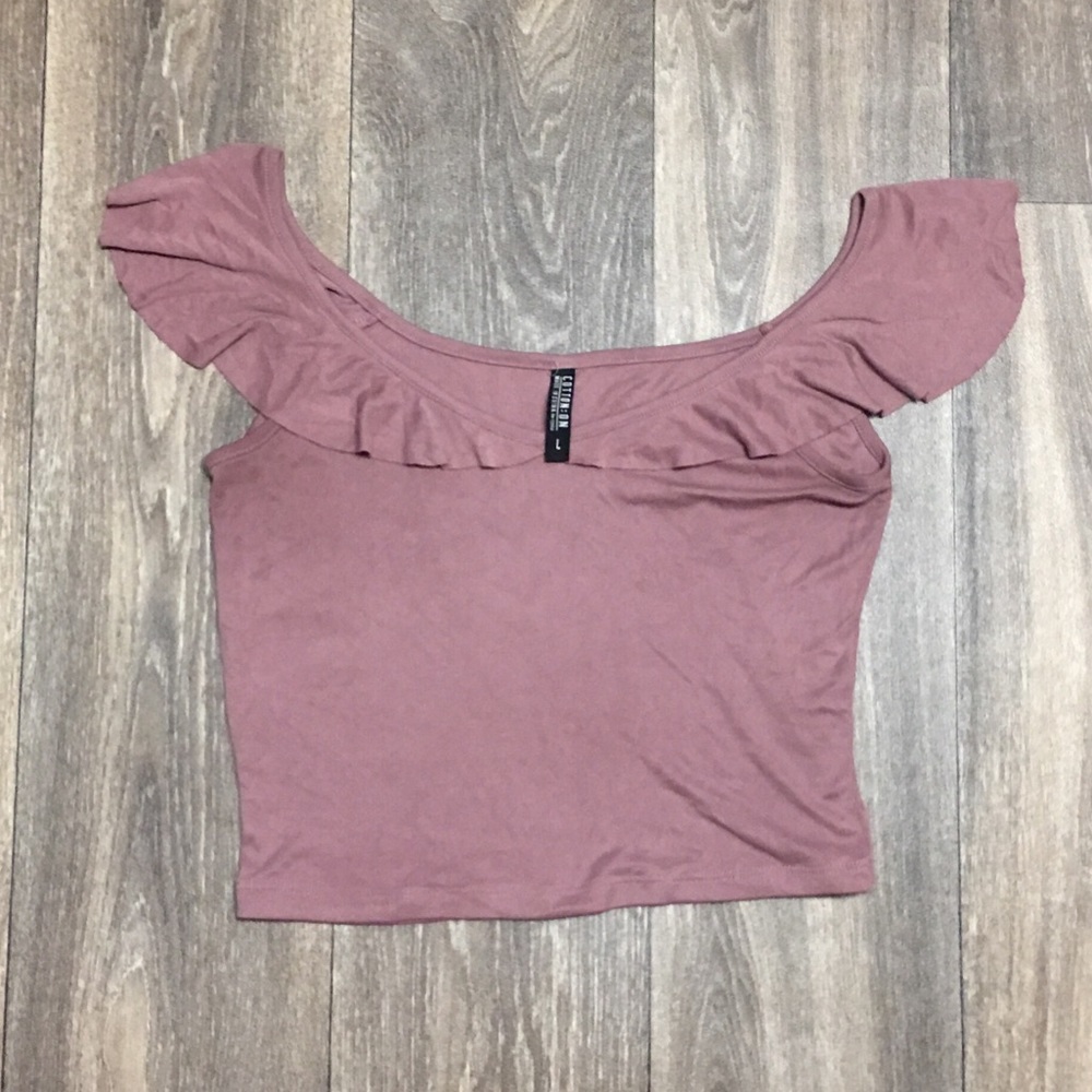 Pink crop top